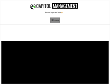 Tablet Screenshot of capitolmgt.com